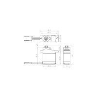 SAVÖX SH-0254 Digital Servo Micro Taumelscheibe Hotliner