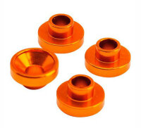 Servohalterungshülsen 4,3mm 8mm orange Team C Absima Savöx TC443 Hitec JR