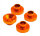 Servohalterungshülsen 4,3mm 8mm orange Team C Absima Savöx TC443 Hitec JR
