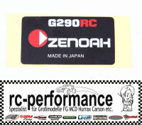 Zenoah g290 Sticker f&uuml;r Seilzugstarter Pullstarter...