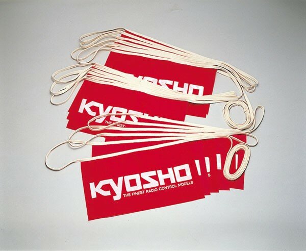 Kyosho Wimpel 4109 Flags 10 Stk. Mini Banner f&uuml;r Rennstrecke