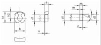 Sicherungsclips f&uuml;r Bolzen und Wellen mit Nut Sicherungsscheiben 3/4/5/6/7/8/10