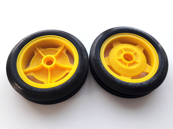 2x Front Räder Super Fighter G Tamiya vorne 9400231 Mad Fighter Sand Rover