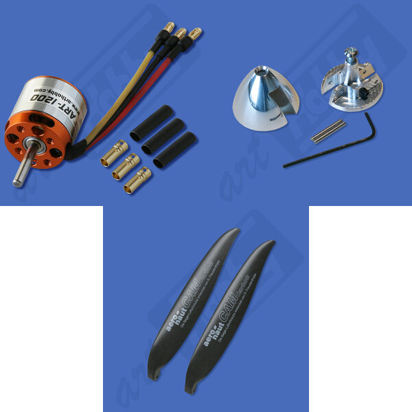 Art Hobby Motor Combo Art-1200 Spinner 31mm 11x8 CAM...