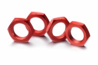 Radmuttern 17mm 6 Kant selbstsperrend Rot VE 4 Kyosho Traxxas Summit E-Revo 1:8 Mutter 2560007