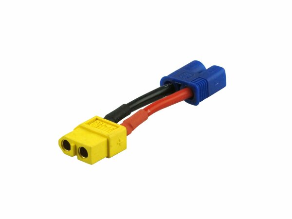 Adapter Ladekabel XT60 Buchse auf EC3 E-flite Stecker Lipo Yuki  600128 Amass