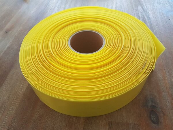 Schrumpfschlauch 1 Meter Gelb für Akku Packs Empfängerakkus 64mm