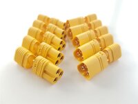 AMASS MT60 Goldkontakt Set Stecker + Buchse 5 Paar 10...