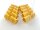 AMASS MT60  Goldkontakt Set Stecker + Buchse 5 Paar 10 Stk.Hochstromstecker Amass