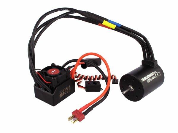 Brushless Combo 1/10 4350 kv Motor 60A Regler Samurai B4...
