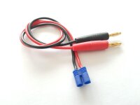 Akku Ladekabel EC2 Kabel 1mm&sup2; Bananenstecker E-flite...