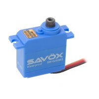 Savöx Servo SW-0250MG Wasserdicht 3,5-5kg Lenk Gasservo MIDI Servo 29,5x14x32,5