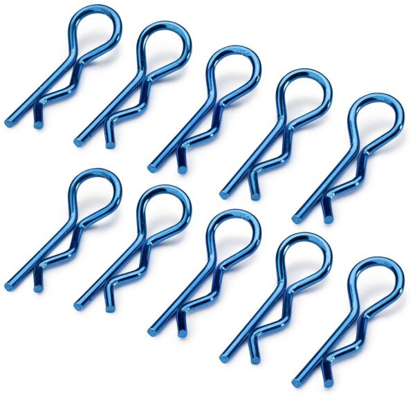 Karosserie Splinte Blau Klein Body Clips 2440018 Absima...